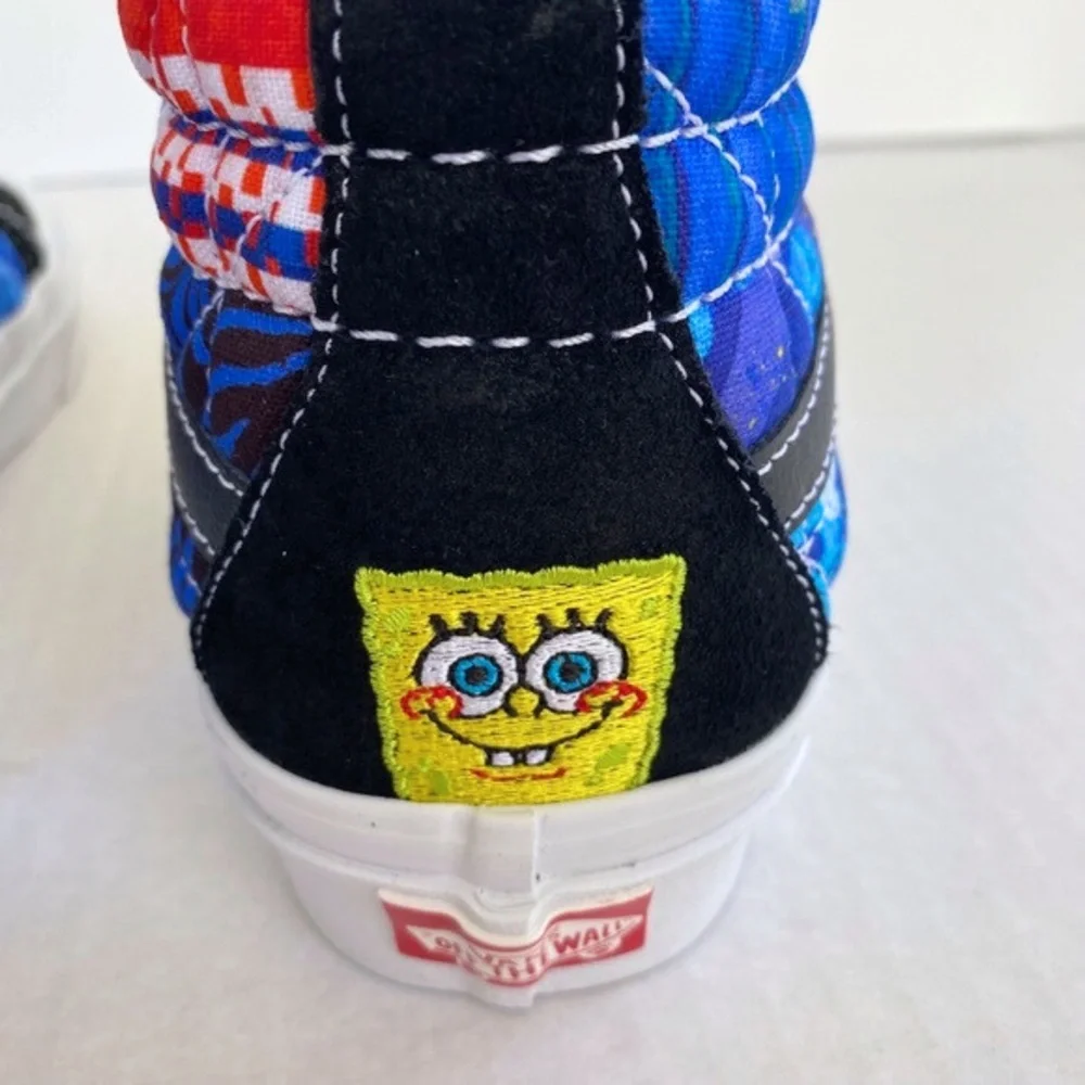 NEW Vans SpongeBob Sandy Liang Sk8-Hi 38 DX Shoes Patchwork 7 Women / 5.5 Men - Picture 11 of 16